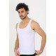 moda çizgi Erkek Penye Beyaz Atlet  6566