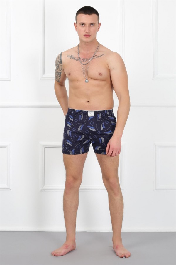 Moda Çizgi Erkek Penye Boxer 40082