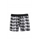 Moda Çizgi Erkek Penye Likralı Desenli Boxer 40120