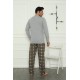 Moda Çizgi Erkek Penye Pijama Takım 6828