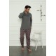 Moda Çizgi Erkek Penye Pijama Takım 6830