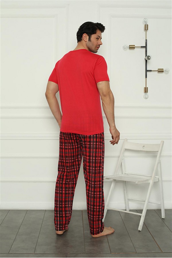 Moda Çizgi Erkek Penye Pijama Takım 6832