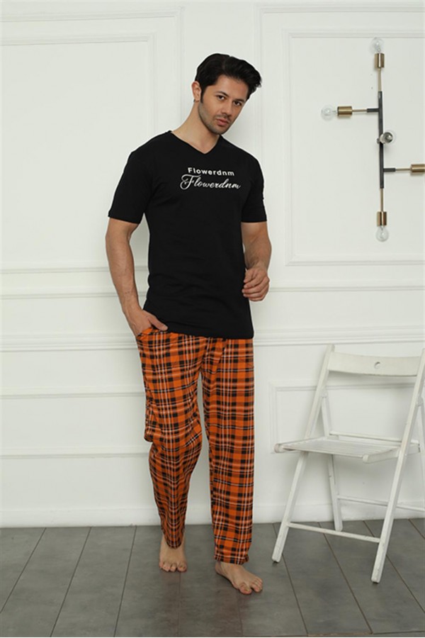 Moda Çizgi Erkek Penye Pijama Takım 6836
