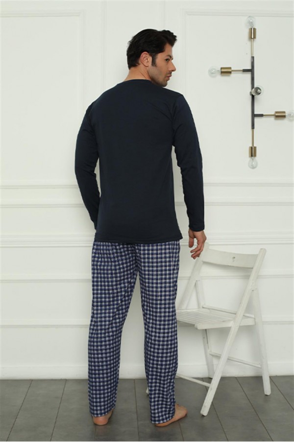 Moda Çizgi Erkek Penye Pijama Takım 6838