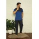 Moda Çizgi Erkek Sax 3'lü Pijama Takım 6823