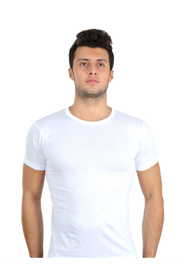 Moda Çizgi Erkek Sıfır Yaka Penye Atlet 65671