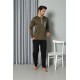 Moda Çizgi Erkek Uzun Kol Penye Pijama Takım 6844