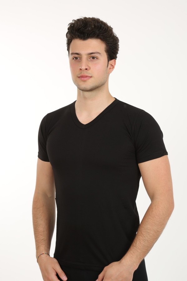 Moda Çizgi Erkek V Yaka Penye Atlet 65603