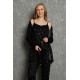 Moda Çizgi Kadın %100 Pamuk 3'lü Sabahlık Pijama Takım 16103