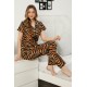 Moda Çizgi Kadın Penye Pijama
