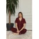 Moda Çizgi Kadın Penye Pijama