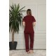 Moda Çizgi Kadın Penye Pijama
