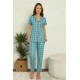 Moda Çizgi Kadın Penye Pijama