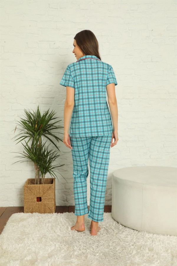 Moda Çizgi Kadın Penye Pijama