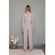 Moda Çizgi Kadın Penye Pijama