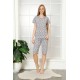Moda Çizgi Şortlu Pijama Takım