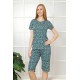 Moda Çizgi Şortlu Pijama Takım