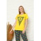 Moda Çizgi Kadın Penye Pijama 3442