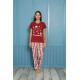 Moda Çizgi Kadın Penye Pijama