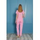 Moda Çizgi Kadın Penye Pijama