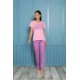 Moda Çizgi Kadın Penye Pijama