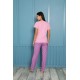 Moda Çizgi Kadın Penye Pijama