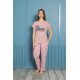 Moda Çizgi Kadın Penye Pijama