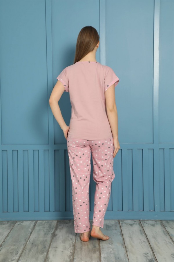 Moda Çizgi Kadın Penye Pijama