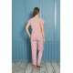 Moda Çizgi Kadın Penye Pijama
