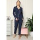 Moda Çizgi Kadın Penye Pijama