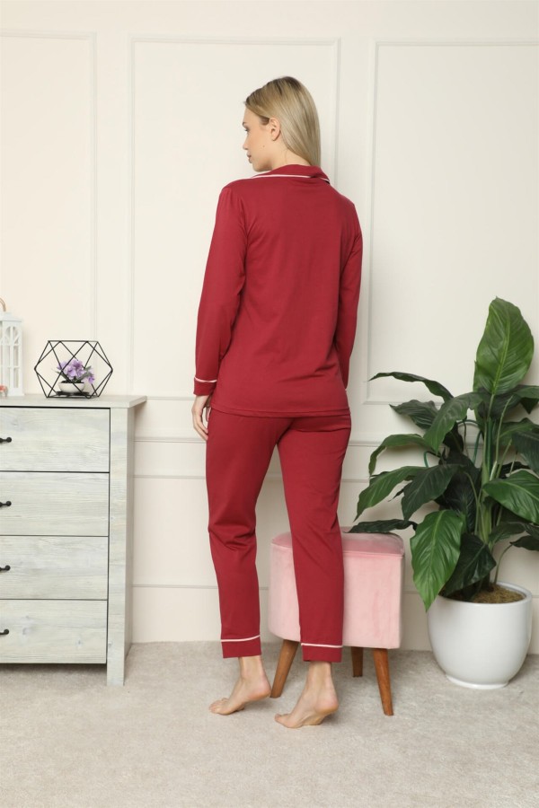 Moda Çizgi Kadın Penye Pijama