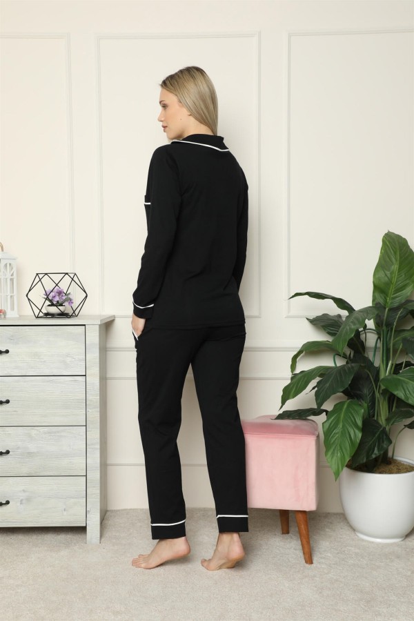 Moda Çizgi Kadın Penye Pijama