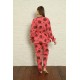 Moda Çizgi Kadın Penye Pijama