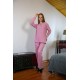 Moda Çizgi Kadın Kışlık Pijama 20267P