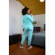 Moda Çizgi Kadın Kışlık Pijama 20268Y