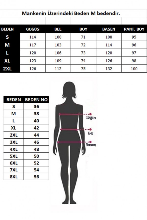 Moda Çizgi Kadın Pamuk Eşofman Takım 9033