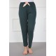 Moda Çizgi Kadın Pamuklu Alt Pijama 210039