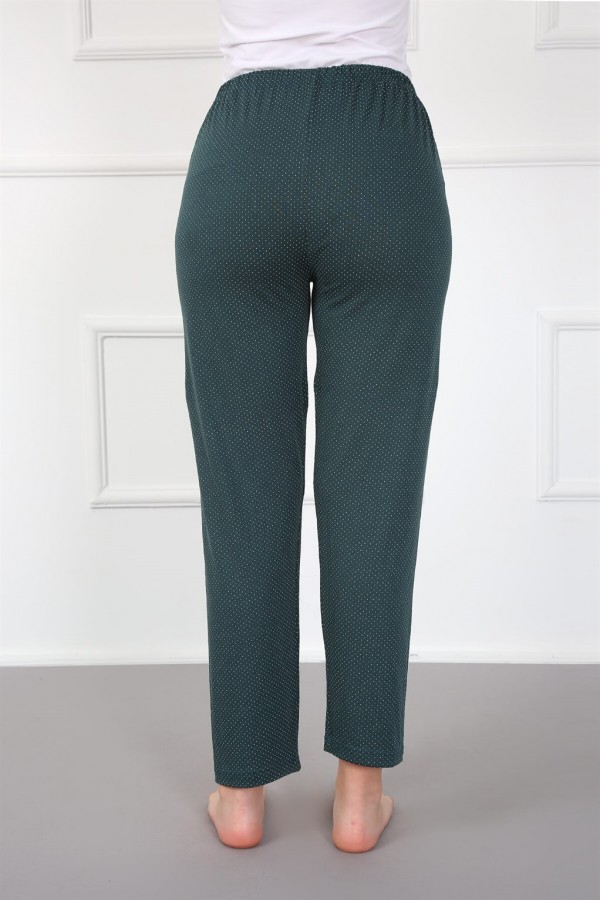 Moda Çizgi Kadın Pamuklu Alt Pijama 210039