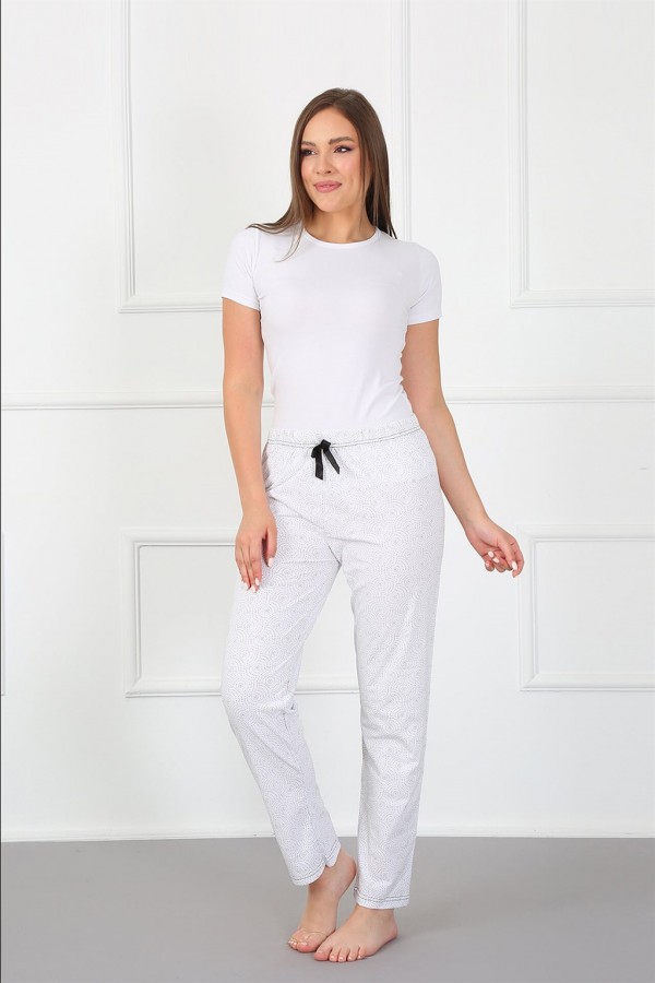 Moda Çizgi Kadın Alt Pijama