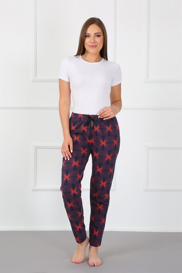 Moda Çizgi Kadın Alt Pijama