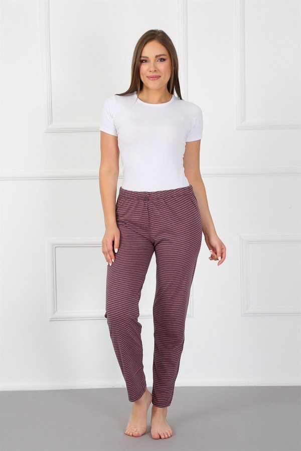 Moda Çizgi Kadın Alt Pijama