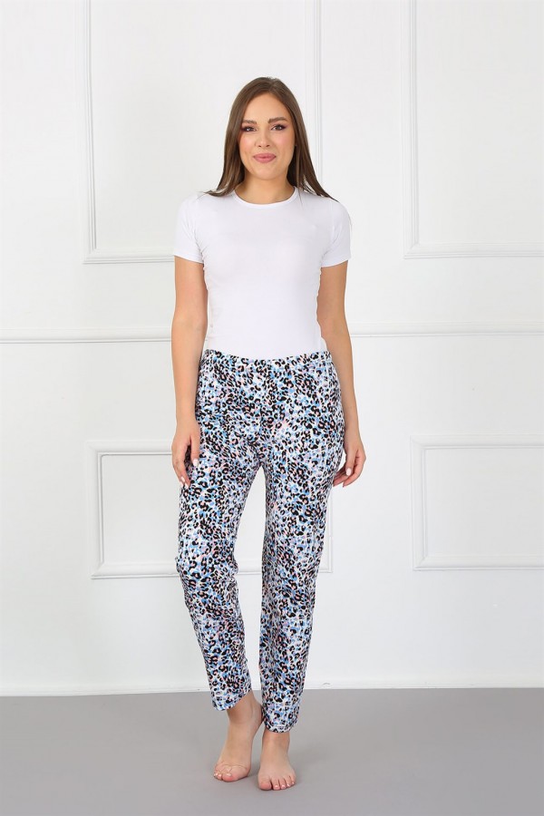 Moda Çizgi Kadın Alt Pijama