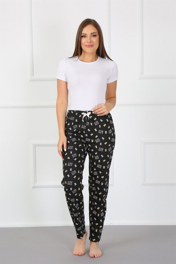 Moda Çizgi Kadın Alt Pijama