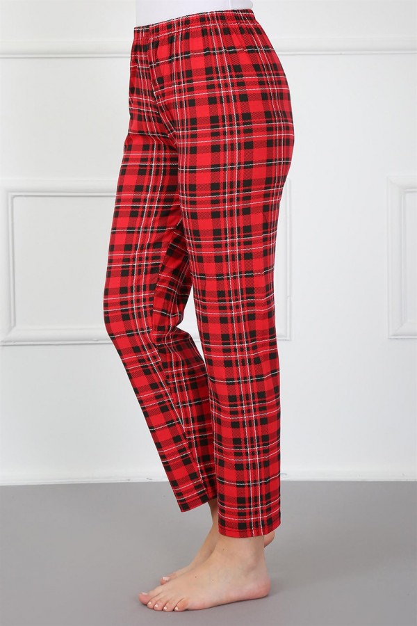 Moda Çizgi Kadın Pamuklu Alt Pijama 27447