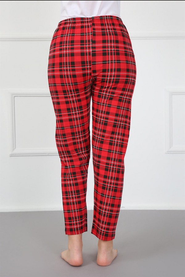 Moda Çizgi Kadın Pamuklu Alt Pijama 27447