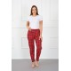 Moda Çizgi Kadın Pamuklu Alt Pijama 27447