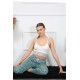 Moda Çizgi Kadın Pamuklu Alt Pijama 27454