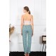 Moda Çizgi Kadın Pamuklu Alt Pijama 27454