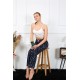 Moda Çizgi Kadın Pamuklu Alt Pijama 27455