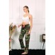 Moda Çizgi Kadın Pamuklu Alt Pijama 27456
